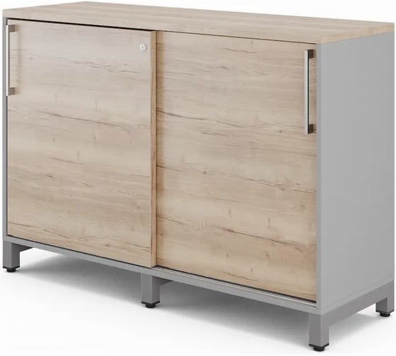 Шкаф-купе Kobor HK/2-120/40/M aluminum/natural 220839