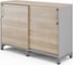Шкаф-купе Kobor HK/2-120/40/M aluminum/natural 220839 1