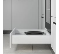 Комплект ящика MAKMART Некст/Next 3D_N Soft H=80, L=500, отделка белая M-NXT.KND.500.WH