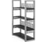 Стеллаж открытый Kobor SO4-140/36 aluminum/wood 221426 1