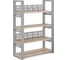 Стеллаж открытый Kobor SO4-120/36 aluminum/natural 220278 1