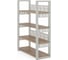 Стеллаж открытый Kobor SO4-100/36 white/natural 220292 2