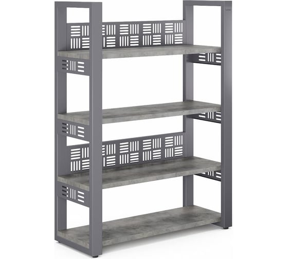 Стеллаж открытый Kobor SO4-100/36 graphite/chicago 221407