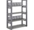 Стеллаж открытый Kobor SO4-100/36 graphite/chicago 221407 1