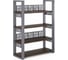 Стеллаж открытый Kobor SO4-140/36 graphite/charlston 220269 1