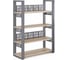Стеллаж открытый Kobor SO4-100/36 graphite/natural 220262 1