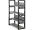 Стеллаж открытый Kobor SO4-140/36 black/chicago 221398 2