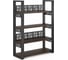 Стеллаж открытый Kobor SO4-140/36 black/charlston 220254 1