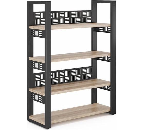 Стеллаж открытый Kobor SO4-140/36 black/natural 220249