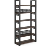 Стеллаж открытый Kobor SO6-100/36 black/charlston 220312