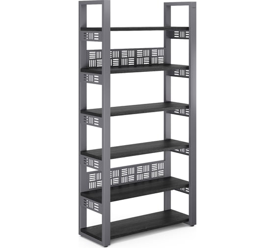 Стеллаж открытый Kobor SO6-100/36 graphite/wood 221457