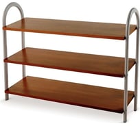 Обувница Венталл Арт Практик-6 темный орех Ven_00294