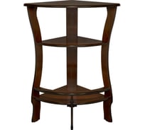 Угловая этажерка Мебелик Грейс орех 5833