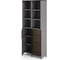 Шкаф распашной Kobor HR/3/3-90/60/M aluminum/charlston 221137 3
