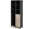 Шкаф распашной Kobor HR/3/3-90/40/M black/natural 221117 2