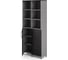 Шкаф распашной Kobor HR/3/3-90/40/M aluminum/wood 222005 2