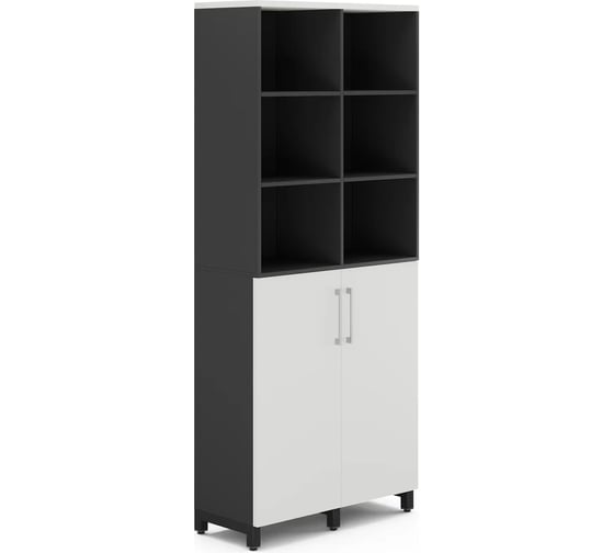 Шкаф распашной Kobor HR/3/3-90/60/M black/premium 221115