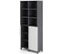 Шкаф распашной Kobor HR/3/3-90/40/M graphite/premium 221122 2