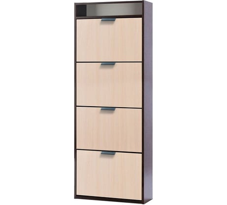 Обувница Венталл Арт К-4 венге/беленый дуб Ven_00075