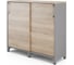 Шкаф-купе Kobor HK/3-120/40/M aluminum/natural 220961 1