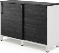 Шкаф-купе Kobor HK/2-120/40/M white/wood 221850