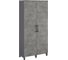 Шкаф распашной Kobor HR/5-90/40/M graphite/chicago 221947 1