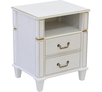 Тумба Мебелик Васко В 116Н белый ясень/золото 00 1284