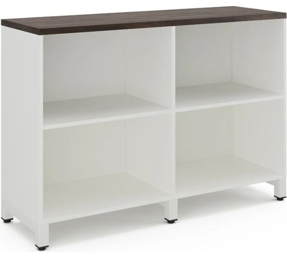 Шкаф открытый Kobor HO/2-120/40/M white/charlston 220850