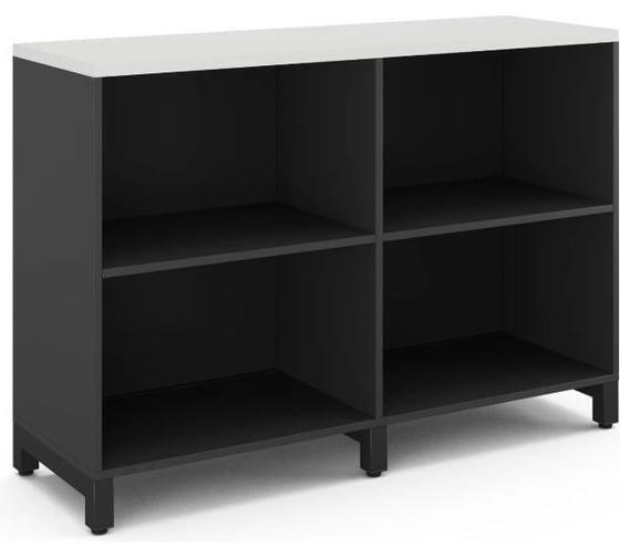 Шкаф открытый Kobor HO/2-120/40/M black/premium 220766