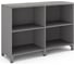 Шкаф открытый Kobor HO/2-120/40/M aluminum/chicago 221822 2