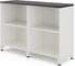 Шкаф открытый Kobor HO/2-120/40/M white/wood 221840 1