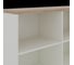 Шкаф открытый Kobor HO/2-120/40/M white/natural 220847 2