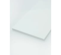 Столешница из искусственного камня для кухни и ванной BNV 1800x600x12 мм, глянцевая, белый гранит СТ_1800х600х12_сер