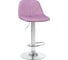 Стул барный DOBRIN DINA фиолетовый, основание хром, комплект 2 шт. LM-2035-N_CH-M_TT-purple 1