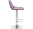 Стул барный DOBRIN DINA фиолетовый, основание хром, комплект 2 шт. LM-2035-N_CH-M_TT-purple 2