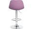 Стул барный DOBRIN DINA фиолетовый, основание хром, комплект 2 шт. LM-2035-N_CH-M_TT-purple 3