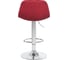 Стул барный DOBRIN DINA бордовый, основание хром, комплект 2 шт. LM-2035-N_CH-M_TT-burgundy 2