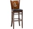 Стул барный DOBRIN JERRY BAR черный, шоколад, комплект 2 шт. LMU-9131-N_TR_EL-black 1