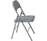 Стул складной со спинкой ASCONNECT мягкий, серый, комплект 4 шт. AS-Klappstuhl-modell1311-Grey-4 3