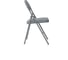 Стул складной со спинкой ASCONNECT мягкий, серый, комплект 4 шт. AS-Klappstuhl-modell1311-Grey-4 4