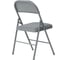 Стул складной со спинкой ASCONNECT мягкий, серый, комплект 4 шт. AS-Klappstuhl-modell1311-Grey-4 8