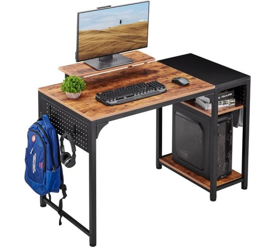 Письменный стол для компьютера EUREKA Brown ZX-SS120B-RBB