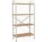 Стеллаж Абботт СофтФорм, белый/дуб SL-SS60-wh/oak 1