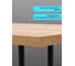 Стол кухонный Абботт Омни 117х77х76, цвет дуб Сонома/черный TLU-12-oak/bl 5