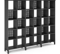 Стеллажная система Kobor SQ-5X6 black/wood 221557