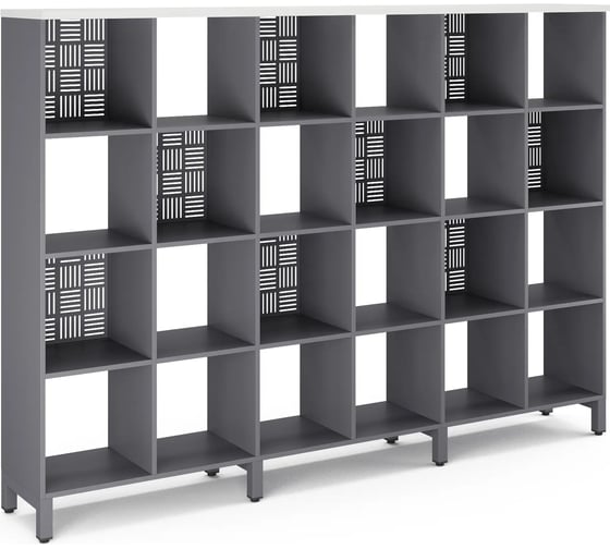 Стеллажная система Kobor SQ-4X6 graphite/premium 220445