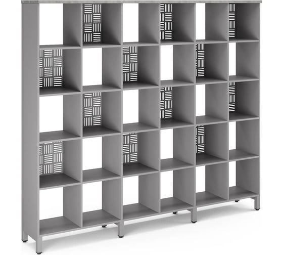 Стеллажная система Kobor SQ-5X6 aluminum/chicago 221560