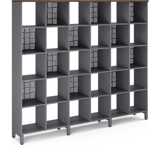 Стеллажная система Kobor SQ-5X6 graphite/charlston 220471
