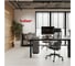 Стол офисный Kobor P/2-140/120 black/chicago 215849 3