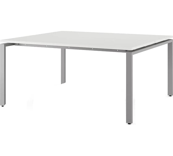 Стол офисный Kobor  P/2-100/140 aluminum/premium 216041